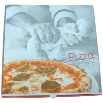 Cajas de pizza con estampado en multiples medidas 100pz