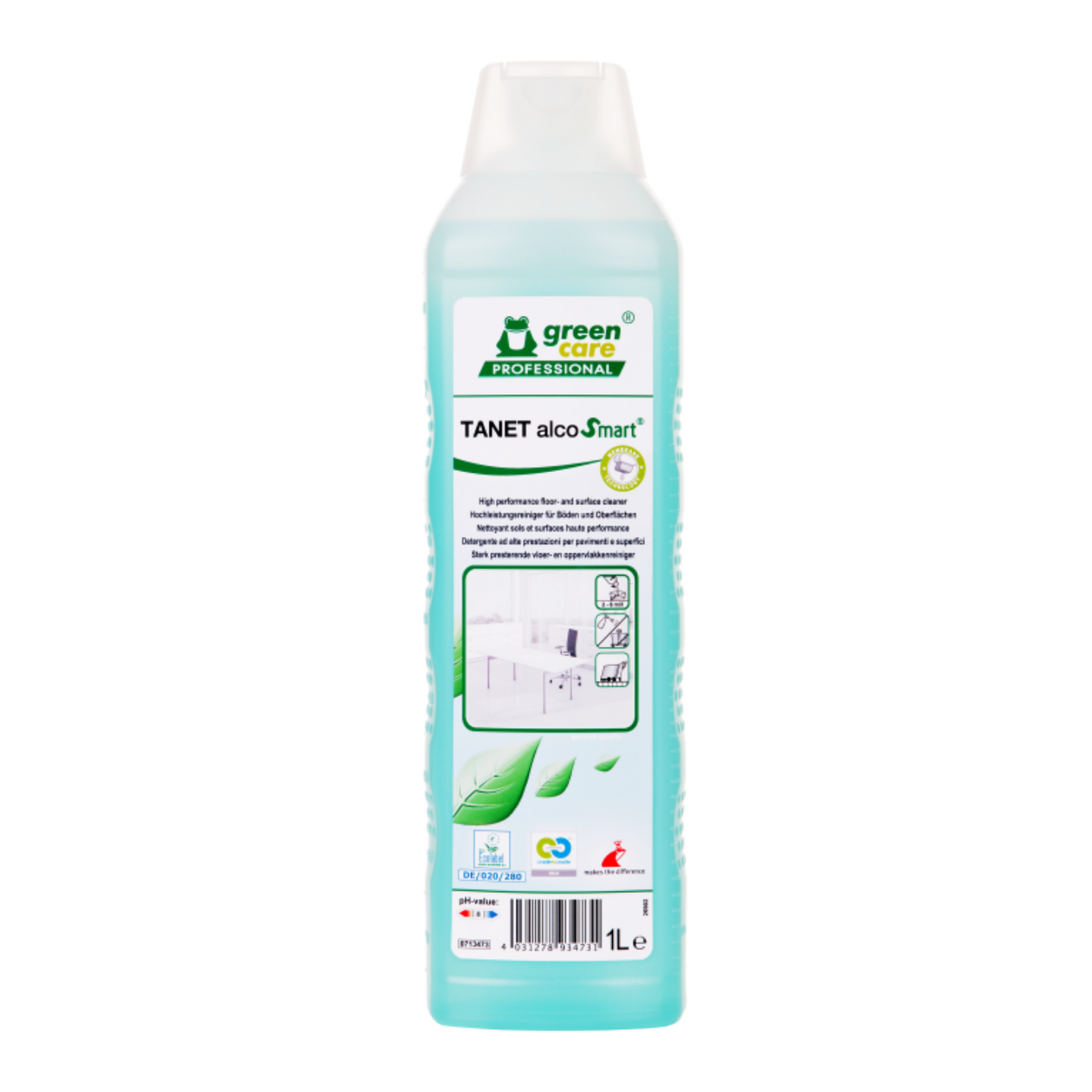 Detergente Tanet Alco concentrato Lavapavimenti Werner & Mertz - 1L